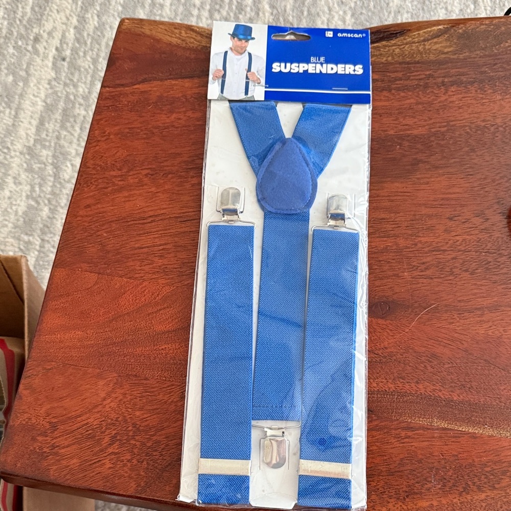 Blue Suspenders